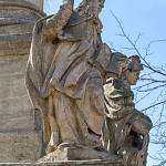 Týnec nad Labem - Mariánský sloup, svatý biskup (2020)