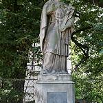 Týnec nad Labem - socha sv. Jana Nepomuckého na původním místě před opravou  (2006)