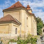Vyšehořovice - kostel sv. Martina od západu (2018)