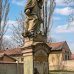 Chotouň - socha sv. Prokopa, polodetail (2007)
