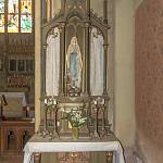 Veletov - kostel Zvěstování Panny Marie, boční oltáž Panny Marie (2018)