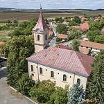 Ohaře - kostel sv. Jana Nepomuckého, pohled od jihovýchodu (2018)