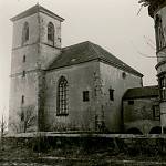Kostelec nad Černými lesy - zámecký kostel sv. Vojtěcha od severu (1961)