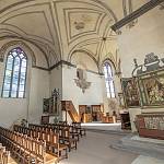 Kostelec nad Černými lesy - zámecký kostel sv. Vojtěcha, loď kostela (2018)