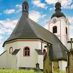 Ratboř - kostel sv. Václava, od severovýchodu (2017)