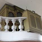 Ratboř - kostel sv. Václava, varhany na kruchtě (2016)