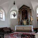 Ratboř - kostel sv. Václava, hlavní oltář (2016)