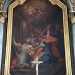 Ratboř - kostel sv. Václava, obraz Zavraždění sv. Václava (2016)