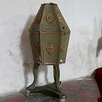 Ratboř - kostel sv. Václava, křtitelnice (2016)