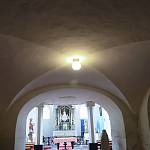 Ratboř - kostel sv. Václava, klenba podvěží (2016)