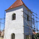 Třebovle - zvonice během oprav (2010)