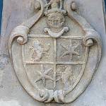 Třebovle - kaplička sv. Jana Nepomuckého, erb Jana z Hartliebu (2019)