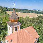 Ždánice - kostel sv. Havla, střechy (2018)