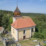 Ždánice - kostel sv. Havla od jihozápadu (2018)