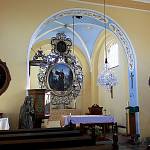 Rasochy - kostel sv. Havla, presbytář od severu (2015)