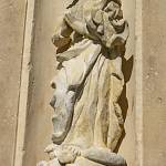 Radovesnice II - socha sv. Jana Nepomuckého, soška Panny Marie Immaculaty v nice (2018)