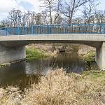 Vrbčany - nový most na místě zaniklého mostu kamenného (2020)