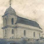 Drahobudice - kostel Nejsvětější Trojice (1931, SOkA Kolín)