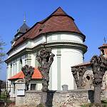 Drahobudice - kostel Nejsvětější Trojice, pohled od východu (2010)