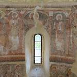 Stříbrná Skalice-Rovná - kostel sv. Jakuba, detail výzdoby apsidy (2018)