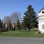 Polní Chrčice - kaple Zasvěcení Panny Marie, pohled od jihu (2016)