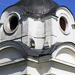Polní Chrčice - kaple Zasvěcení Panny Marie, detail střechy (2016)