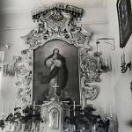 Svojšice - zámek, zámecká kaple, oltář (1965, Regionální muzeum Kolín)