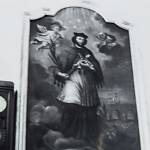 Svojšice - zámek, zámecká kaple, obraz sv. Jana Nepomuckého (1965, Regionální muzeum Kolín)
