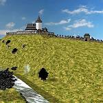 Stříbrná Skalice - hrad, hmotová rekonstrukce (Mgr. František Podzimek)
