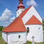 Kojice - kostel sv. Petra a Pavla od jihovýchodu (2008)