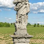 Opatovice - socha sv. Markéty, celek (2020)