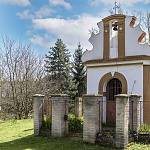 Miškovice - kaple sv. Václava, pohled od severozápadu (2024)