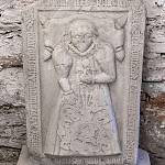 Pňov - renesanční náhrobník šestileté Aničky Pelhřimovské z Branče a na Pňově (v lapidáriu na zámku v Poděbradech)