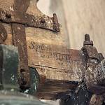 Předhradí - kostell Nanebevzetí Panny Marie, detail zvonové stolice (2016)
