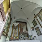 Těšínky - kaple sv. Markéty, klenba (2020)