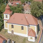 Konojedy - kostel sv. Václava, pohled od jihovýchodu (2018)