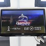 Kolín - městský vodojem, informační monitory (2015)