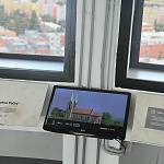 Kolín - městský vodojem, informační monitory (2015)