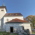 Skvrňov - kostel sv. Havla, pohled od jihu (2018)