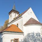 Skvrňov - kostel sv. Havla, pohled od jihovýchodu (2018)