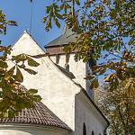Skvrňov - kostel sv. Havla, podzim (2018)