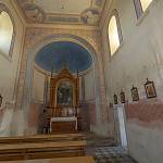 Skvrňov - kostel sv. Havla, pohled k oltáři (2018)