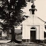 Oplany - kaple Nabevzetí Panny Marie (1963, archiv Podlipanského muzea v Českém Brodě)