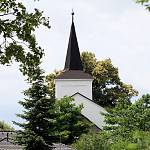 Škvorec - evangelický kostel od východu (2016)