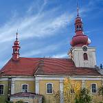 Žehuň - kostel sv. Gotharda od severu (2008)