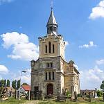 Choťovice - kostel Narození Panny Marie od západu (2018)