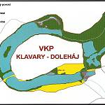 Mapa chráněného území Klavary - Doleháj