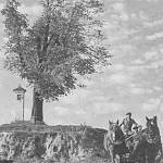 Zalešany - boží muka sv. Františka (40. léta 20. století, SOkA Kolín)