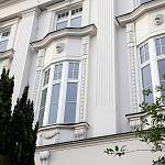 Kolín - bývalý palác Rakousko-Uherské banky, detail průčelí (2016)