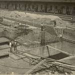 Kolín - železniční nádraží, stavba podchodů (1936)